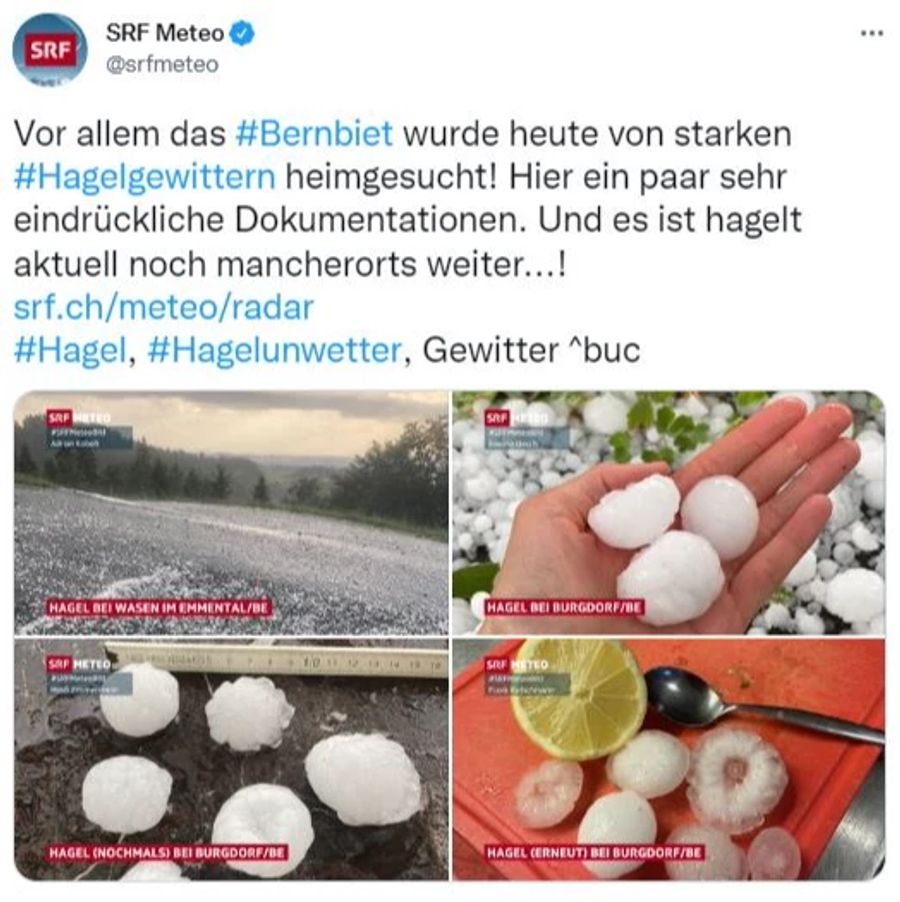 Hagel Gewitter