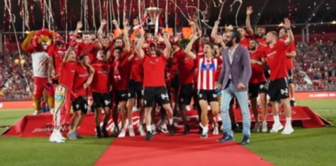UD Almeria steigt 2022 in die Primera Division auf. Almeria La Liga