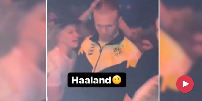 Bei BVB-Abschied - Erling Haaland tanzt im Dortmund-Trainer im Club