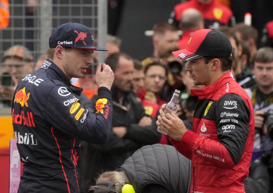 Max Verstappen Charles Leclerc