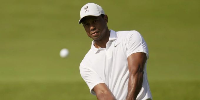 Tiger Woods im Training für die PGA Championship in Tulsa, Oklahoma. pga championship
