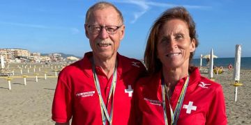 Urs Blöchlinger und Doris Koller EM-Medaillen-Gewinner