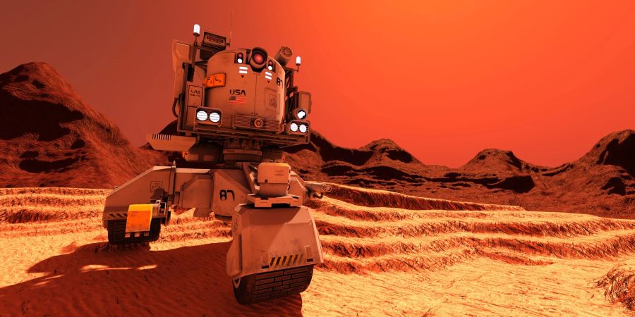 Rover Mars Planet rot