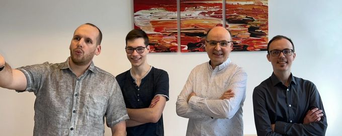 Die IT-«Zahnärzte» aus Nänikon. Die IT-«Zahnärzte» aus Nänikon.