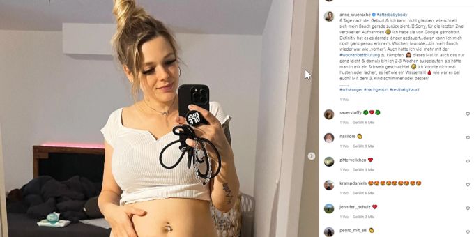 Anne Wünsche will keine weiteren Kinder. Anne Wünsche