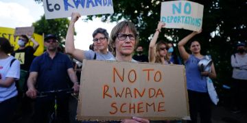 Protest in Grossbritannien