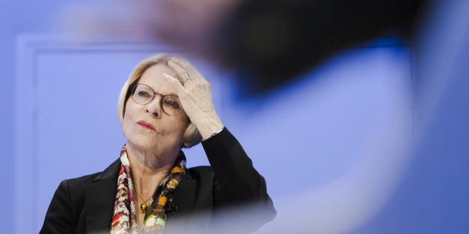 Livia Leu am WEF 2022. Brüssel