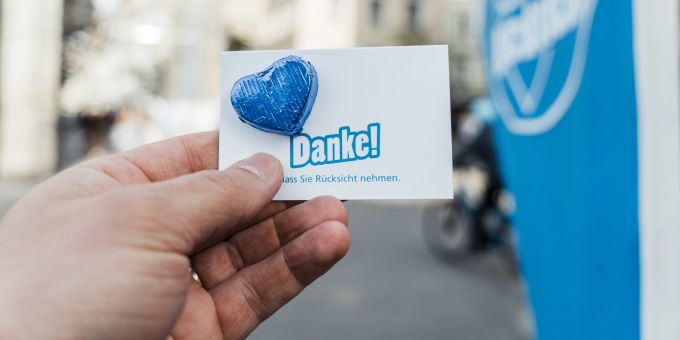 Im April 2022 startet die Kampagne «Rücksicht» in St. Gallen Kampagne «Rücksicht»