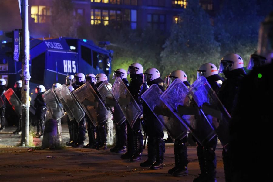 G20-Gipfel Hamburg 2015 Polizei