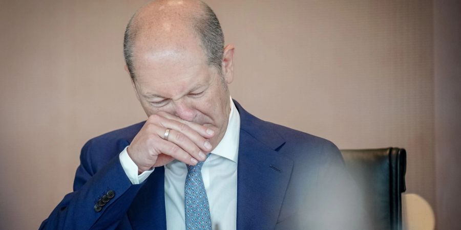 Bundeskanzler Olaf Scholz und seine SPD fallen in den Wahlumfragen weiter zurück.