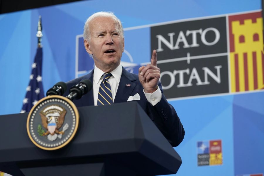 APTOPIX NATO Summit Biden