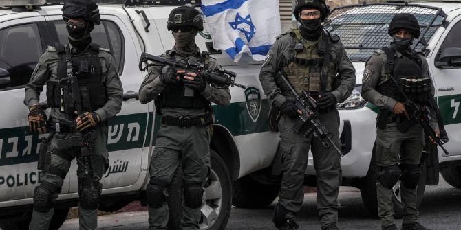 Israelische Grenzpolizisten