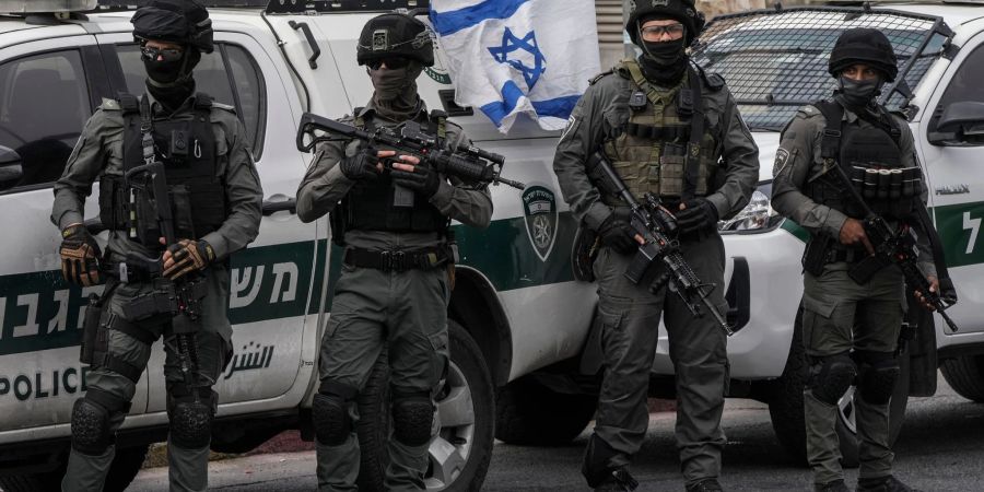 Israelische Grenzpolizisten