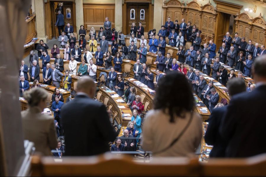 Bundesratswahlen Pult Jans Überraschung