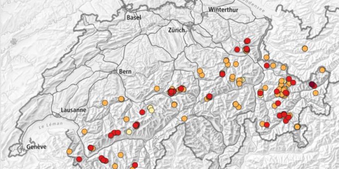 Lawinen: Neue SLF-Karte Zeigt Letzte Niedergänge Auf | Nau.ch