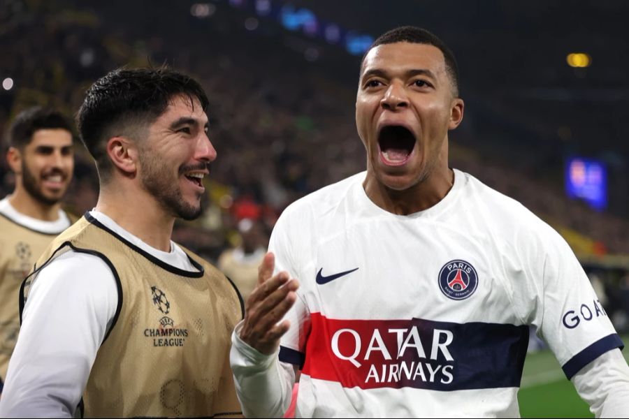 Auch Kylian Mbappé kommt auf 52 Treffer im Jahr 2023.