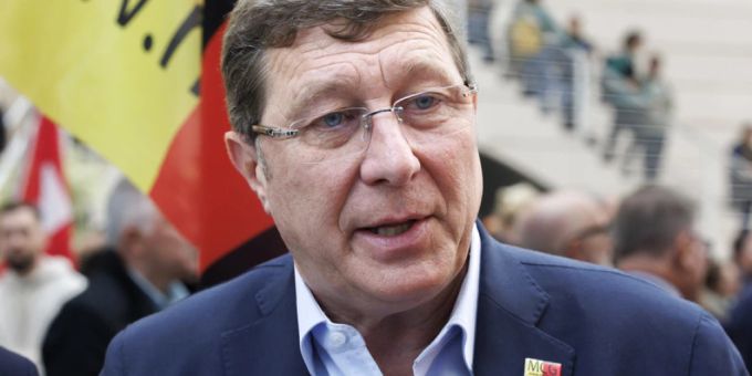 Der MCG-Politiker Mauro Poggia erzielte im ersten Wahlgang der Ständeratswahlen in Genf das beste Resultat. Mauro Poggia