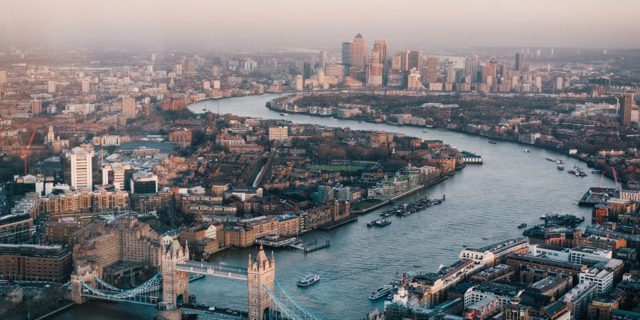 london thames von oben