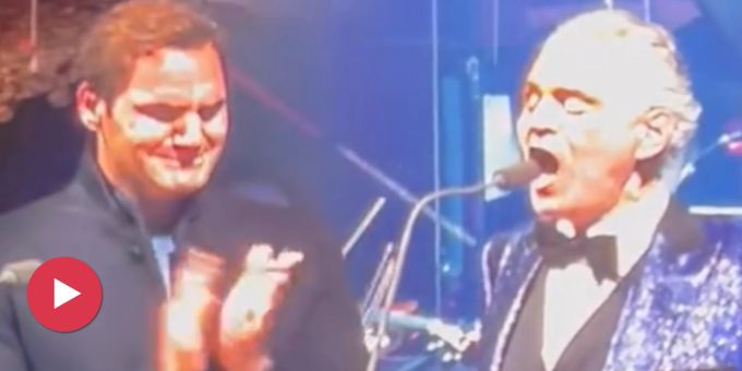 Bocelli-Konzert - Roger Federer bricht im Hallenstadion in Tränen aus