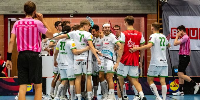 Der UHC Waldkirch-St.Gallen qualifiziert sich am 7. Oktober 2023 mit einem 3:2 für das Viertelfinale des Cups. UHC Waldkirch-St.Gallen gewinnt gegen den UHC Thun.