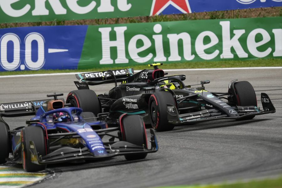 Lewis Hamilton Mercedes Brasilien