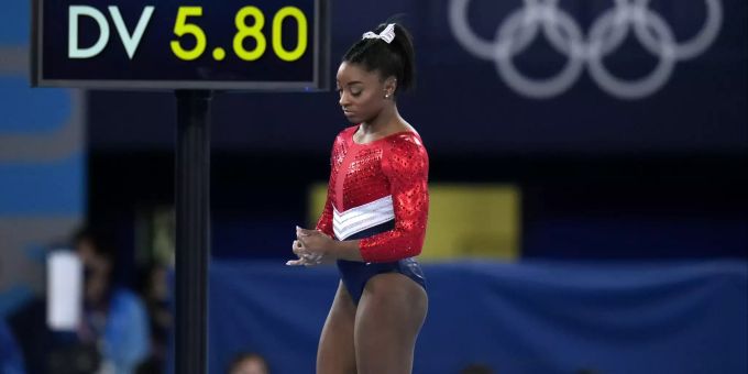 Simon Biles tritt bei Olympia 2021 nicht im Mehrkampf-Final an. Simon Biles Olympia 2021