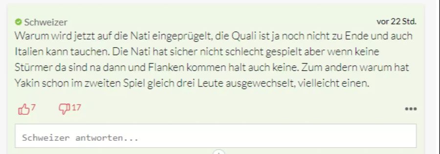 User «Schweizer» sieht die Sache differenzierter.