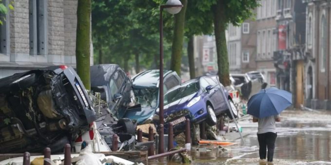 Überschwemmungen in Belgien Überschwemmungen in Belgien