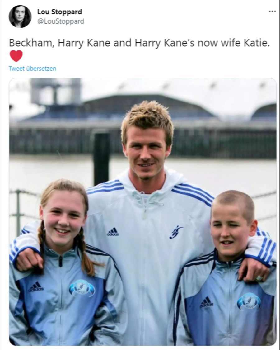 Bekcham foto Harry Kane