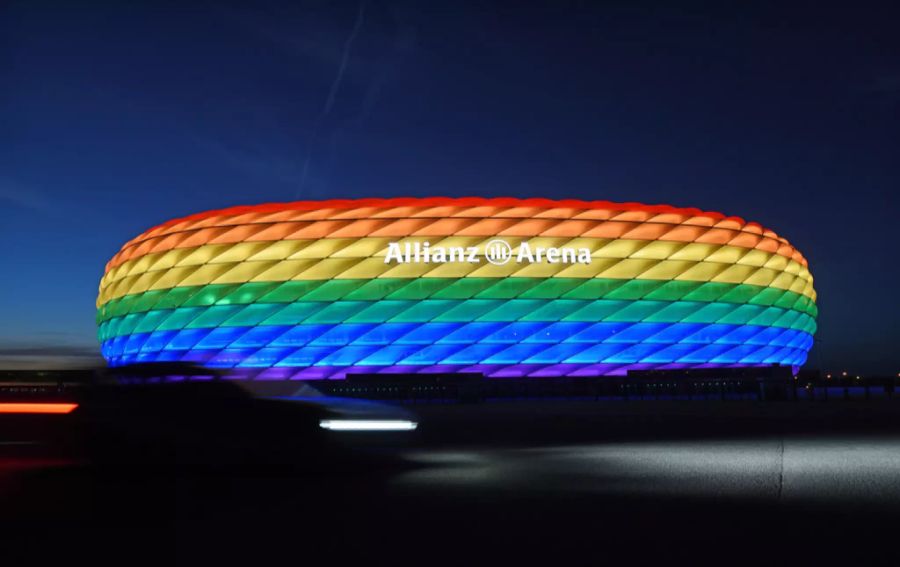 Die Uefa verbietet, die Allianz Arena an der Euro 2020 in Regenbogen-Farben zu beleuchten.