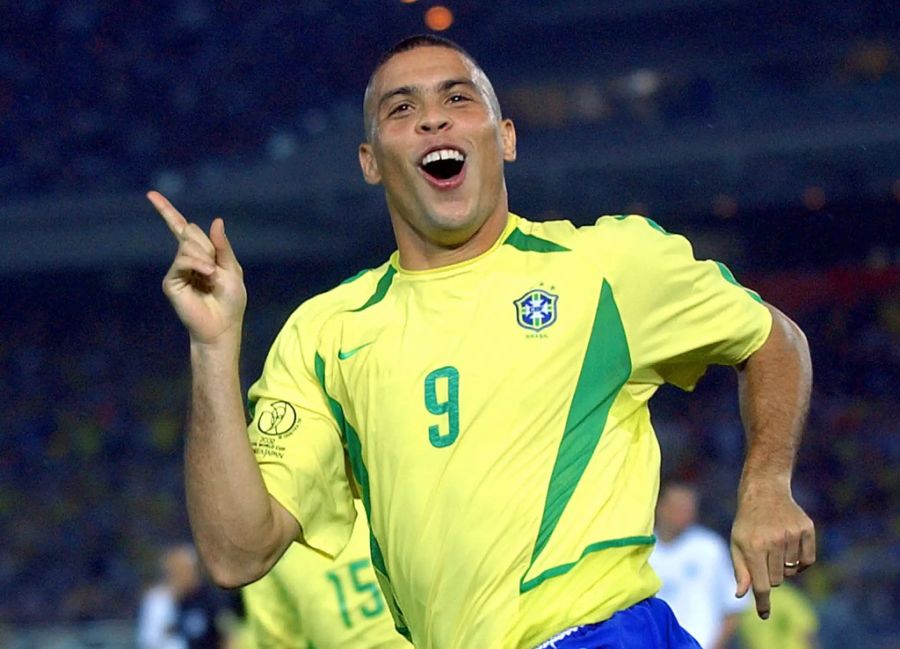 Mit Brasilien wurde Ronaldo 2002 Weltmeister.