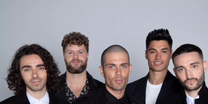 Die Boygroup The Wanted mit Tom Parker. tom parker