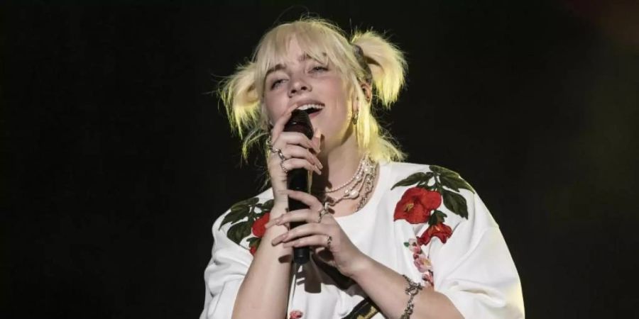 Shootingstar Billie Eilish beim Global Citizen Live-Konzert im Central Park in New York. Foto: Stefan Jeremiah/AP/dpa