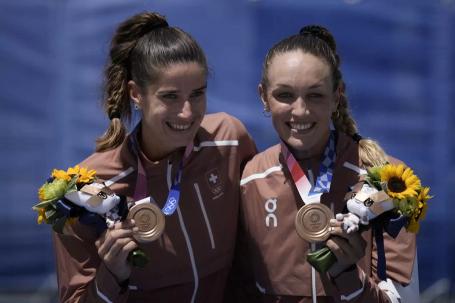 Joana Heidrich und Anouk Vergé-Dépré, Beachvolleyball.