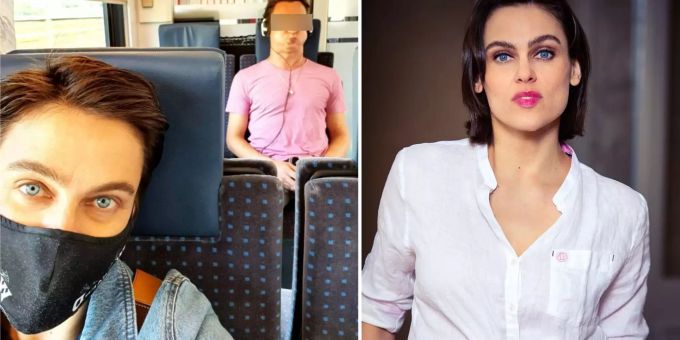 Er hält Luft an! - Nina Burri stellt Maskenverweigerer an den Pranger