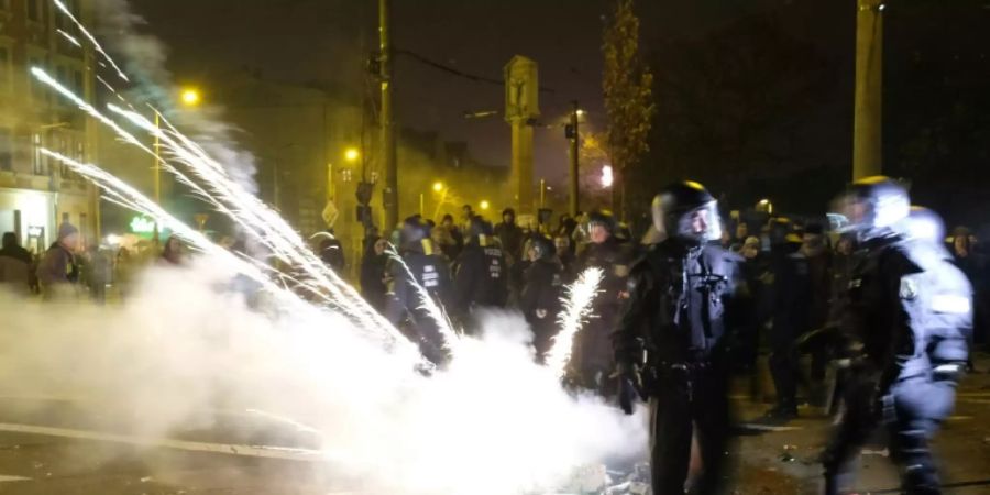 Gewalt in der Silvesternacht in Connewitz