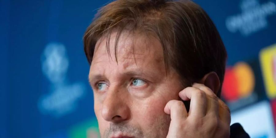 Trainer Pedro Martins will mit Olympiakos Piräus in München überraschan. Foto: Sven Hoppe/dpa