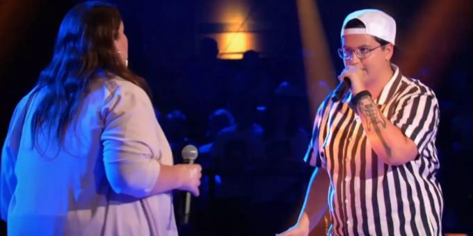 Marie und Judith im Battle. voice