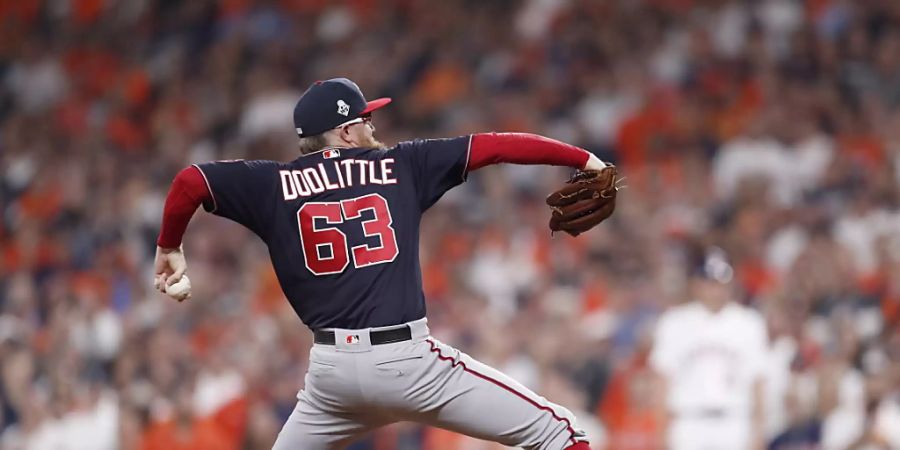 Eine Stilstudie: Washington Nationals Pitcher Sean Doolittle.