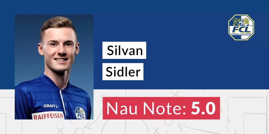 Die Nau-Note für Silvan Sidler.