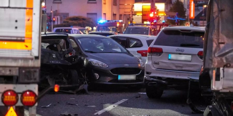 Unfallstelle in der Limburger Innenstadt