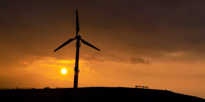 Die Innerrhoder Standeskommission will keine Windräder Sonnenuntergang