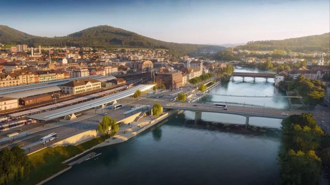 Der neue Bahnhof würde den Verkehr vereinfachen. Olten Sanierung Bahnhof