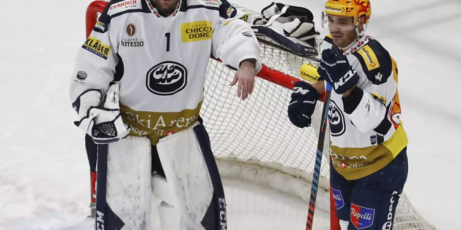 Liess sich nur einmal bezwingen: Ambri-Goalie Benjamin Conz