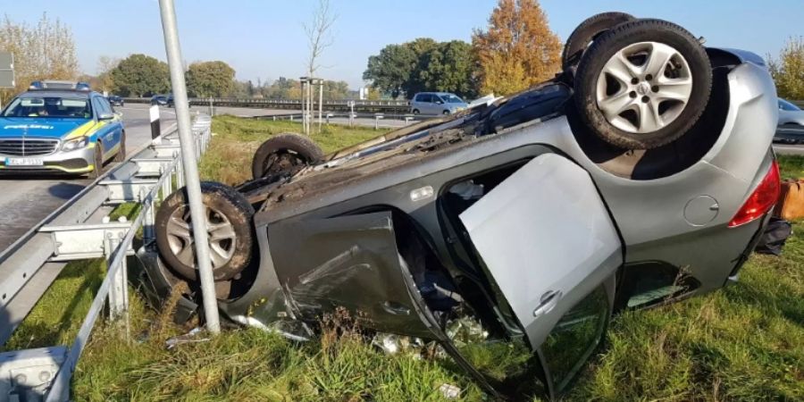 Auto nach einem Unfall