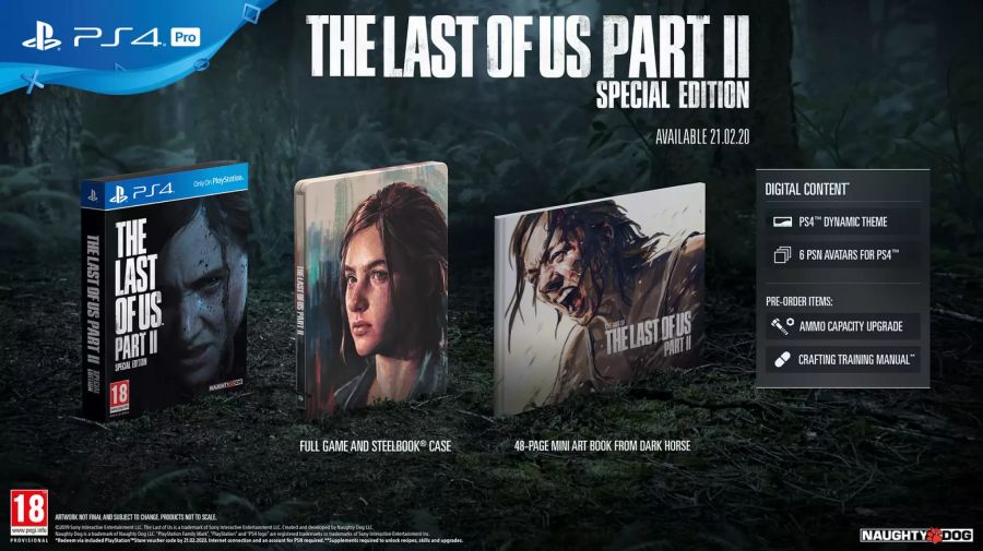 Die Special Edition von The Last of Us Part II.