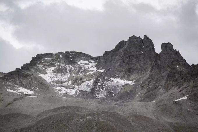 Der sterbende Pizol-Gletscher in Mels SG. Gletscher
