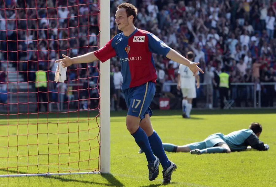 Zwischen 2005 und 2007 jubelte der heute 32-Jährige für den FC Basel.