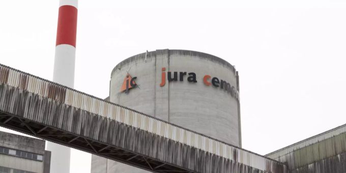 Die Jura Cement-Fabrik am 3. Juli 2018 in Wildegg. Jura-Cement-Fabriken