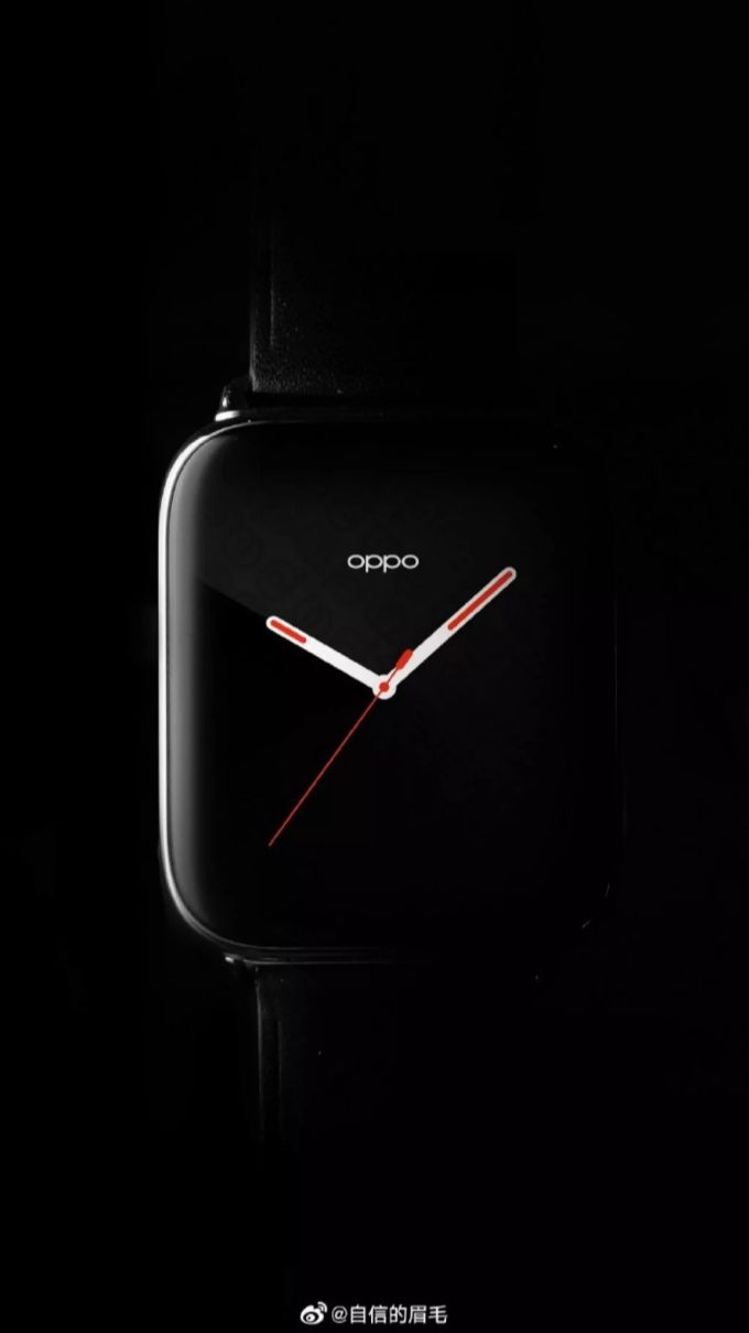 Ein Pressebild der kommenden Oppo Smartwatch. Smartwatch Oppo